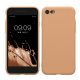 Kwmobile tok Apple iPhone SE (2022)/iPhone SE (2020)/iPhone 8 készülékhez, krémszínű, szilikon, KWM0000083F052C