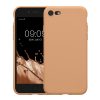 Kwmobile tok Apple iPhone SE (2022)/iPhone SE (2020)/iPhone 8 készülékhez, krémszínű, szilikon, KWM0000083F052C