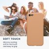 Kwmobile tok Apple iPhone SE (2022)/iPhone SE (2020)/iPhone 8 készülékhez, krémszínű, szilikon, KWM0000083F052C