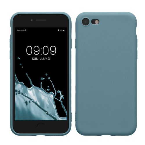 Kwmobile tok Apple iPhone SE (2022)/iPhone SE (2020)/iPhone 8 készülékhez, zöld, szilikon, KWM0000083F054C