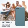 Kwmobile tok Apple iPhone SE (2022)/iPhone SE (2020)/iPhone 8 készülékhez, zöld, szilikon, KWM0000083F054C