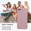 Kwmobile tok Apple iPhone SE (2022)/iPhone SE (2020)/iPhone 8 készülékhez, világoslila, szilikon, KWM0000083F055C