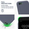 Kwmobile tok Apple iPhone SE (2022)/iPhone SE (2020)/iPhone 8 készülékhez, szürke, szilikon, KWM0000083F056C