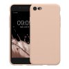 Kwmobile tok Apple iPhone SE (2022)/iPhone SE (2020)/iPhone 8 készülékhez, krémszínű, szilikon, KWM0000083F057C