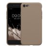 Kwmobile tok Apple iPhone SE (2022)/iPhone SE (2020)/iPhone 8 készülékhez, bézs, szilikon, KWM0000083F060C