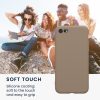 Kwmobile tok Apple iPhone SE (2022)/iPhone SE (2020)/iPhone 8 készülékhez, bézs, szilikon, KWM0000083F060C