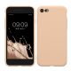 Kwmobile tok Apple iPhone SE (2022)/iPhone SE (2020)/iPhone 8 készülékhez, krémszínű, szilikon, KWM0000083F062C