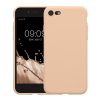 Kwmobile tok Apple iPhone SE (2022)/iPhone SE (2020)/iPhone 8 készülékhez, krémszínű, szilikon, KWM0000083F062C