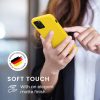 Kwmobile tok Apple iPhone 12/iPhone 12 Pro készülékhez, sárga, szilikon, KWM0000129A055C