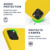 Kwmobile tok Apple iPhone 12/iPhone 12 Pro készülékhez, sárga, szilikon, KWM0000129A055C