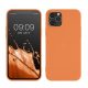 Kwmobile tok Apple iPhone 12/iPhone 12 Pro készülékhez, narancssárga, szilikon, KWM0000129A056C