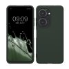 Kwmobile Asus Zenfone 10/Zenfone 9 telefontok, sötétzöld, szilikon, KWM0000171G008C