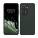 Kwmobile Asus Zenfone 10/Zenfone 9 telefontok, sötétzöld, szilikon, KWM0000171G008C