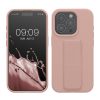 Kwmobile tok Apple iPhone 15 Pro készülékhez, világos rózsaszín, szilikon, KWM000020EK004C
