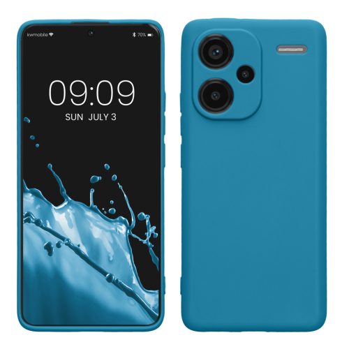 Kwmobile tok Xiaomi Redmi Note 13 Pro Plus 5G-hez, kék, szilikon, KWM000020OF005C