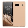 Kwmobile Google Pixel 7a tok, krémszínű, szilikon, KWM000019YF030C