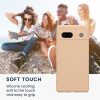 Kwmobile Google Pixel 7a tok, krémszínű, szilikon, KWM000019YF030C