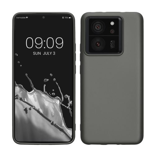 Kwmobile tok Xiaomi 13T/13T Pro készülékhez, szürke, szilikon, KWM000020IW005C