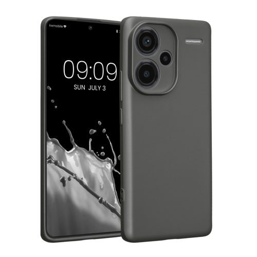 Kwmobile tok Xiaomi Redmi Note 13 Pro Plus 5G-hez, szürke, szilikon, KWM000020OL001C