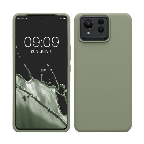 Kwmobile Asus Zenfone 11 Ultra telefontok, világoszöld, szilikon, KWM000022SF002C
