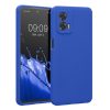 Kwmobile tok Motorola Moto G73 készülékhez, kék, szilikon, KWM000018HA007C