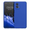 Kwmobile tok Motorola Moto G73 készülékhez, kék, szilikon, KWM000018HA007C