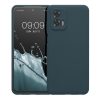 Kwmobile tok Motorola Moto G73 készülékhez, sötétzöld, szilikon, KWM000018HA008C
