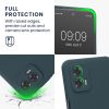 Kwmobile tok Motorola Moto G73 készülékhez, sötétzöld, szilikon, KWM000018HA008C