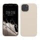 Kwmobile Apple iPhone 15 tok, krémszínű, szilikon, KWM000020CA009C