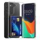 Kwmobile kártyatartós tok Samsung Galaxy S22 Plus készülékhez, átlátszó, polikarbonát, KWM000021RT001C