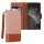 Kwmobile tok Samsung Galaxy A54 5G-hez, világos rózsaszín/barna, textil/szilikon, KWM000021RZ001C