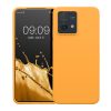 Kwmobile tok Motorola Moto G84-hez, narancssárga, szilikon, KWM000022NO008C