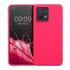Kwmobile tok Motorola Moto G84-hez, rózsaszín, szilikon, KWM000022NO010C