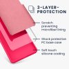 Kwmobile tok Motorola Moto G84-hez, rózsaszín, szilikon, KWM000022NO010C