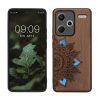 Kwmobile tok Xiaomi Redmi Note 13 Pro Plus 5G-hez, barna, fa/szilikon, KWM000020KL005C