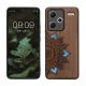 Kwmobile tok Xiaomi Redmi Note 13 Pro Plus 5G-hez, barna, fa/szilikon, KWM000020KL005C