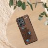 Kwmobile tok Xiaomi Redmi Note 13 Pro Plus 5G-hez, barna, fa/szilikon, KWM000020KL005C