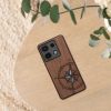 Kwmobile tok Xiaomi Redmi Note 13 Pro 5G-hez, barna, fa/szilikon, KWM000020MN003C
