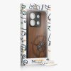 Kwmobile tok Xiaomi Redmi Note 13 Pro 5G-hez, barna, fa/szilikon, KWM000020MN003C