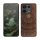 Kwmobile tok Xiaomi Redmi Note 13 Pro 5G-hez, barna, fa/szilikon, KWM000020MN005C