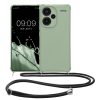 Kwmobile tok nyakpánttal Xiaomi Redmi Note 13 Pro Plus 5G-hez, világoszöld, szilikon, KWM000020ND004C