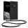 Kwmobile tok nyakpánttal Xiaomi Redmi Note 13 Pro 5G-hez, fekete, szilikon, KWM000020NG003C