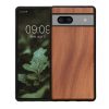 Kwmobile Google Pixel 7a tok, barna, fa/szilikon, KWM000019YJ004C