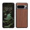 Kwmobile Google Pixel 8 Pro tok, barna, fa/szilikon, KWM0000208Y004C