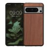 Kwmobile Google Pixel 8 Pro tok, barna, fa/szilikon, KWM0000208Y004C