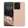 Kwmobile tok Xiaomi Poco C65/Redmi 13C-hez, krémszínű, szilikon, KWM000020KM003C