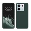 Kwmobile tok Xiaomi Redmi Note 13 Pro 5G-hez, sötétzöld, szilikon, KWM000020LF010C