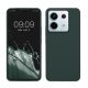 Kwmobile tok Xiaomi Redmi Note 13 Pro 5G-hez, sötétzöld, szilikon, KWM000020LF010C