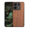 Kwmobile tok Xiaomi Redmi Note 13 Pro 5G-hez, barna, fa/szilikon, KWM000020LJ004C