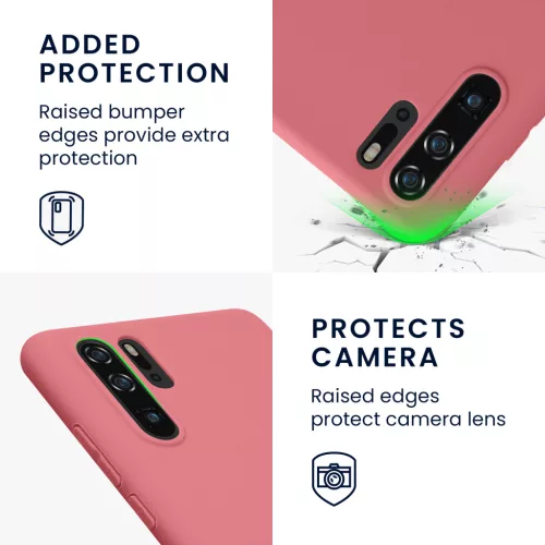 Kwmobile Huawei P30 Pro tok, sötétrózsaszín, szilikon, KWM000009MI015C